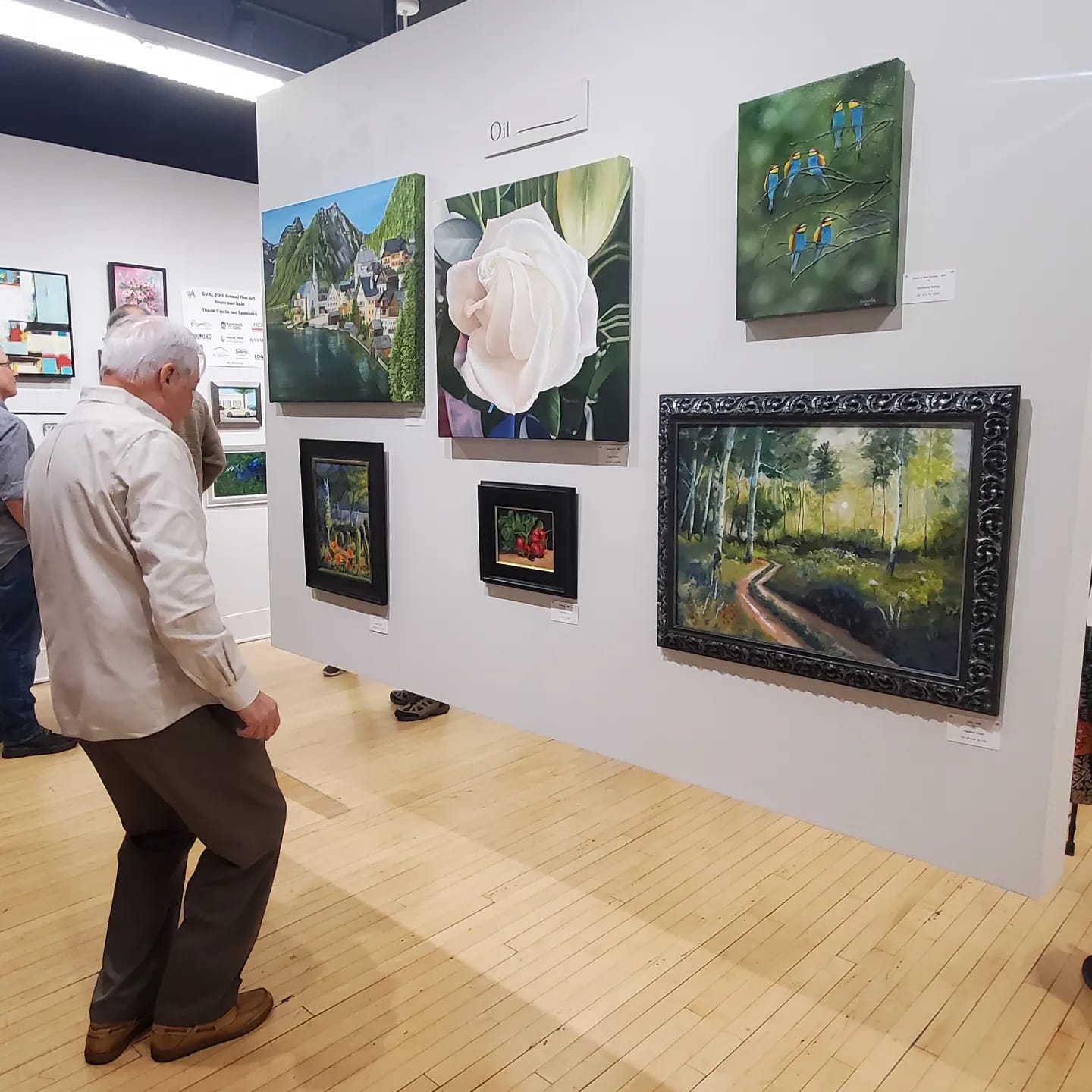 Portrait of a woman with colorful face paint